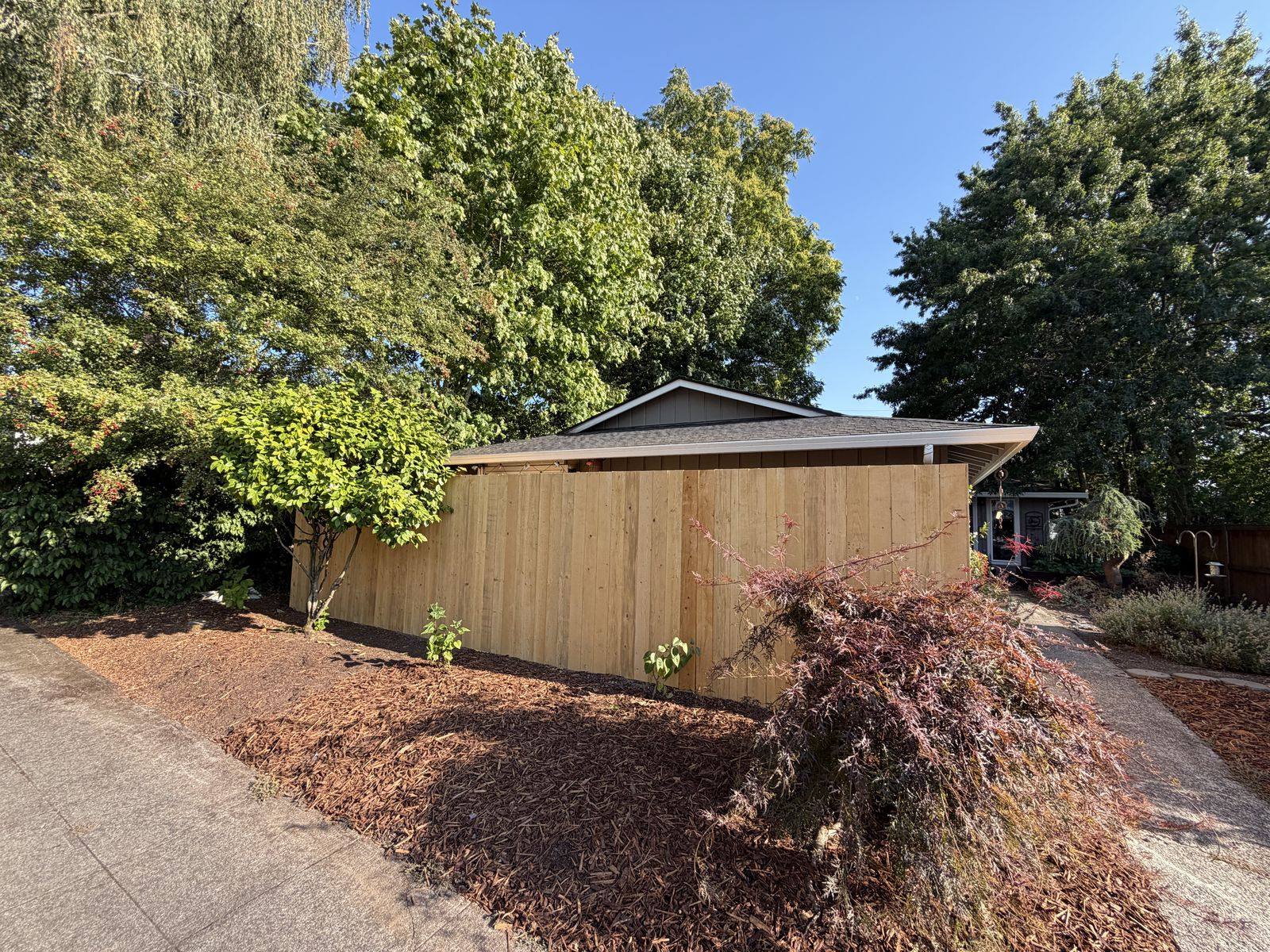 New 6 ft cedar fence · Vancouver, WA