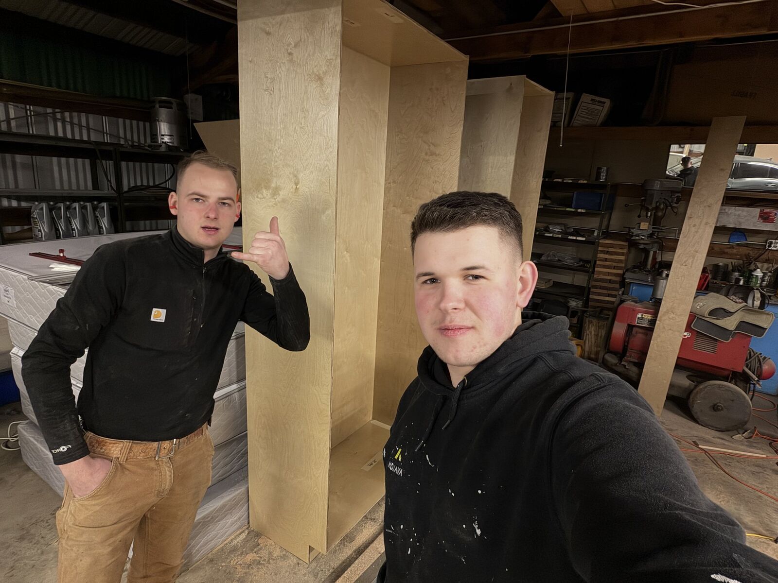 Custom cabinets — built in our shop