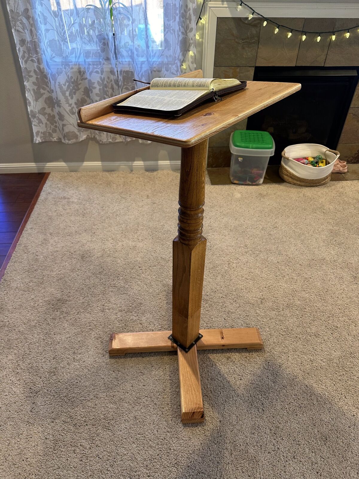 Custom lectern — camp project