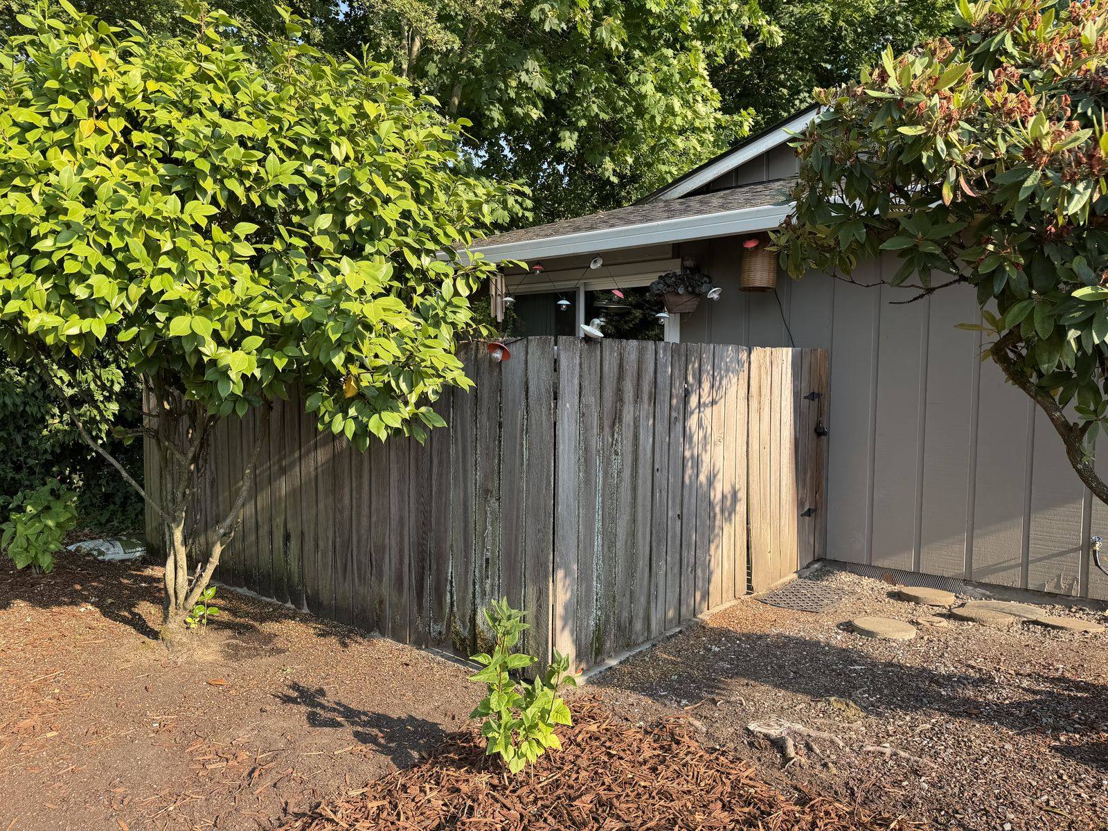 Fence & gate — before · Vancouver, WA