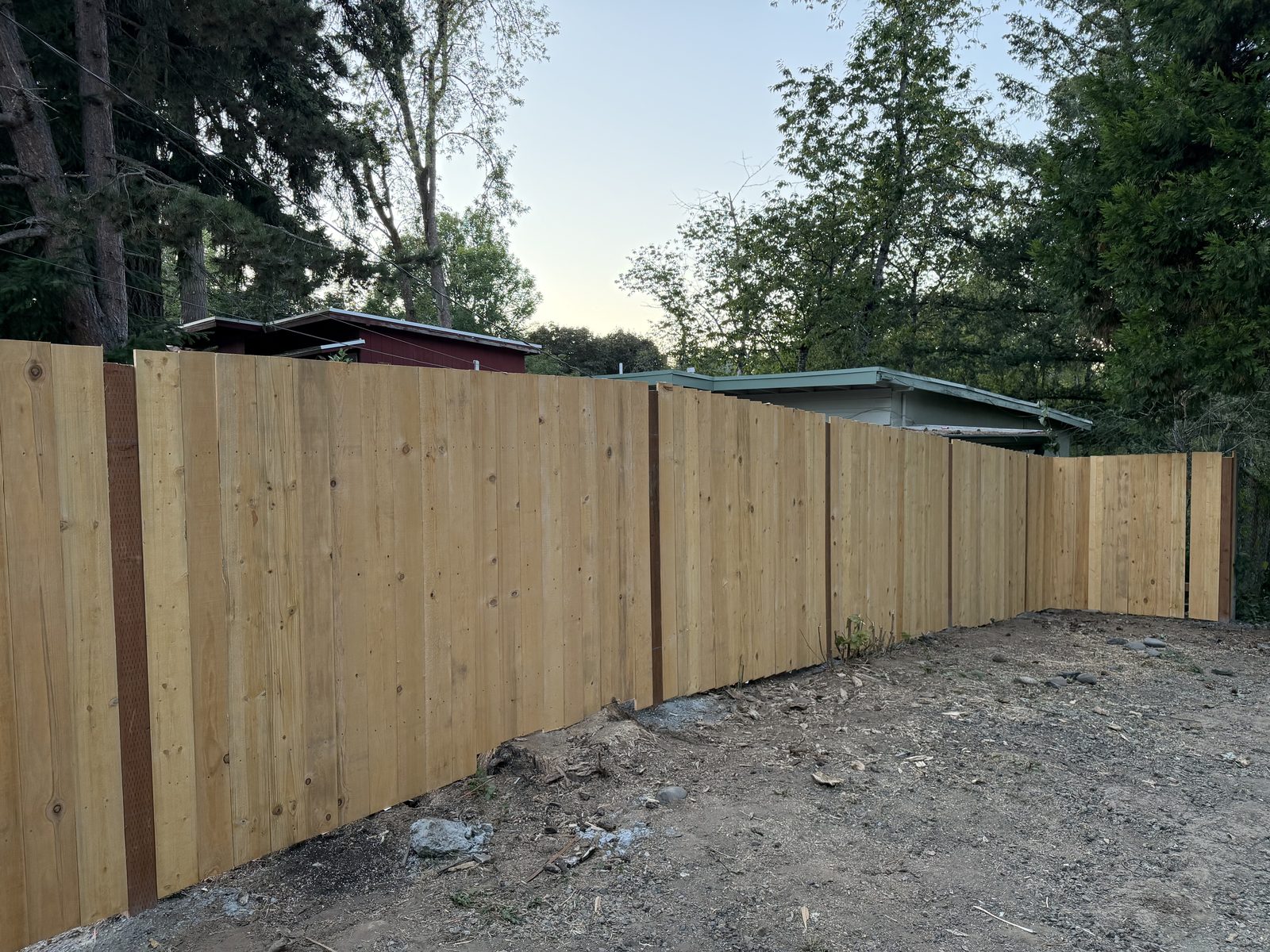 6 ft cedar fence — after · Portland, OR