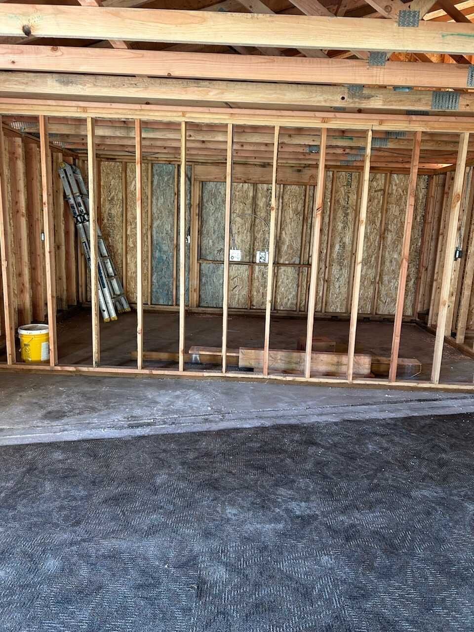 Frame repair & new wall · Salmon Creek, WA