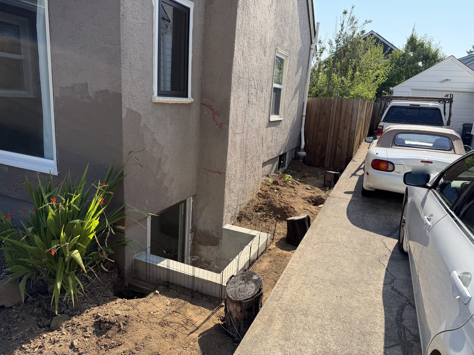 Driveway line — before · Portland, OR