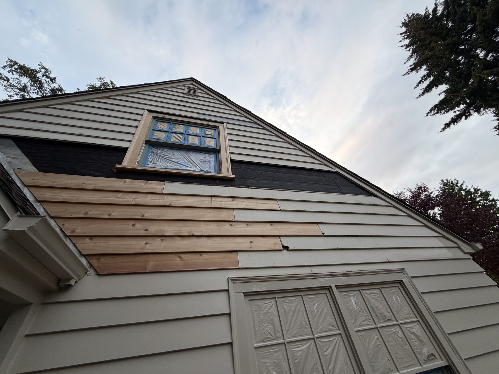Cedar woven into the gable · Vancouver, WA